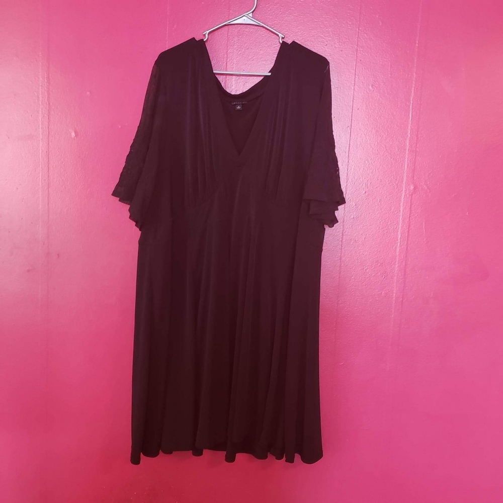 Black skater dress